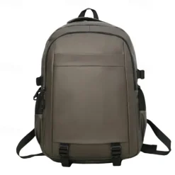 Men's Minimalist School Backpack – Water-Resistant Laptop Bag for College and High School, Large Capacity Urban Daypack for Back to School