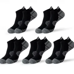 Men's Multi Packs Socks Running Socks Casual Socks Black White Color Color Block Vacation Sports & Outdoor Daily Basic Medium Spring Fall Fashion Casual