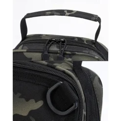 Men's Multifunctional Digital Camouflage Shoulder Bag with Multiple Pockets - Tactical Style for Outdoor Enthusiasts Hiking, Traveling and Daily Use White Black Green