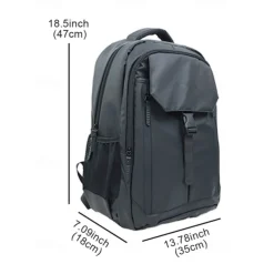 Men's Multi-Functional Waterproof Travel Backpack with Luggage Strap and Multiple Compartments – Ideal for Business, School, and Outdoor Adventures