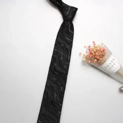 Men's Neckties Fashion Business Classic Lines / Waves Wedding Party Daily Wear