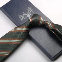 Men's Neckties Fashion Business Jacquard Stripes Wedding Party Daily Wear