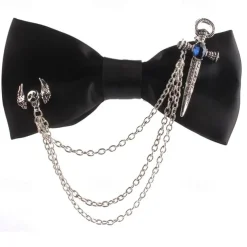 Men's Neckties Modern Contemporary Shiny Metallic Solid Color Wedding Party Daily Wear