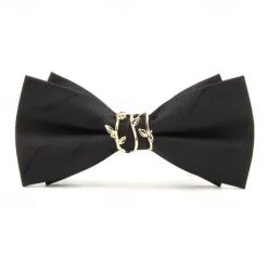 Men's Neckties Modern Contemporary Metal Solid Color Wedding Party Daily Wear