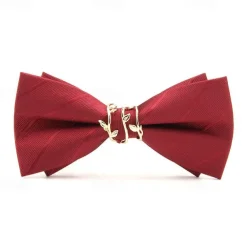 Men's Neckties Modern Contemporary Metal Solid Color Wedding Party Daily Wear