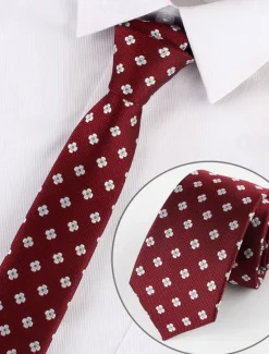 Men's Neckties Sexy Patterned Wedding Party Daily Wear