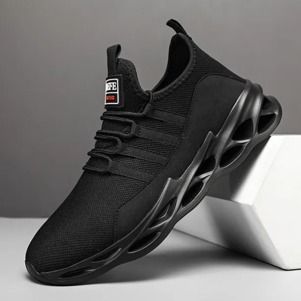 Men's Neon Green Breathable Mesh Athletic Sneakers with Hollow Out Sole - Lightweight Running and Sports Shoes for Gym, Training, and Casual Wear