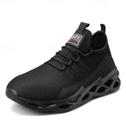 Men's Neon Green Breathable Mesh Athletic Sneakers with Hollow Out Sole - Lightweight Running and Sports Shoes for Gym, Training, and Casual Wear