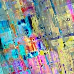 Men's Ombre Geometic Casual Shirt Button Up Shirt Aloha Shirt Short Sleeve Hawaiian Resort Vacation Casual Summer Spring Turndown Button Up Blue