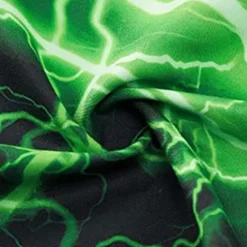 Men's Optical Illusion Lightning Graphic Prints Swim Trunks Swim Shorts Board Shorts Mid Waist Hawaiian Boho Casual Daily Holiday Drawstring with Mesh lining Elastic Waist Designer Clothing Apparel