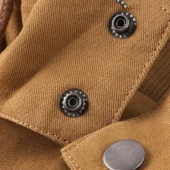 Men's Outdoor Daily Wear Warm Button Pocket Fall Winter Plain Fashion Streetwear Hooded Regular Black Brown Beige Jacket