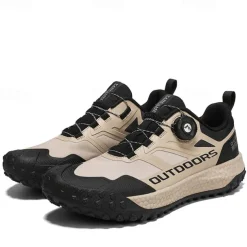 Men's Outdoor Hiking Shoes - Waterproof, Non-Slip, Lightweight Trekking Sneakers for Trail and Climbing Adventures