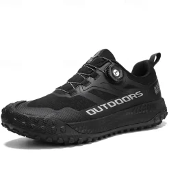 Men's Outdoor Hiking Shoes - Waterproof, Non-Slip, Lightweight Trekking Sneakers for Trail and Climbing Adventures