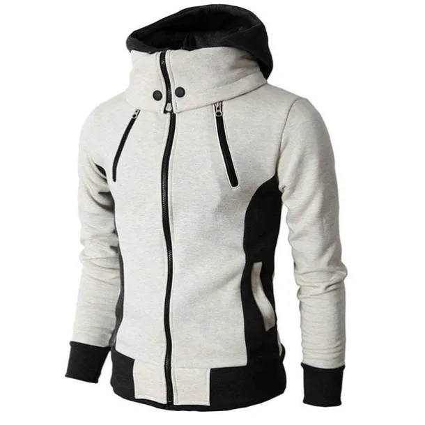 Men's Outdoor Jacket Winter Coat Winter Jacket Sports Outdoor Daily Wear Fall Winter Solid Color Regular Dark Gray Grey Jacket