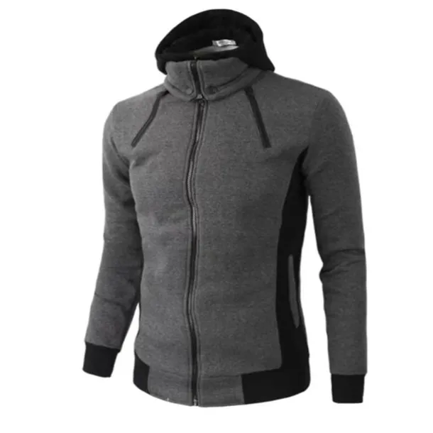 Men's Outdoor Jacket Winter Coat Winter Jacket Sports Outdoor Daily Wear Fall Winter Solid Color Regular Dark Gray Grey Jacket