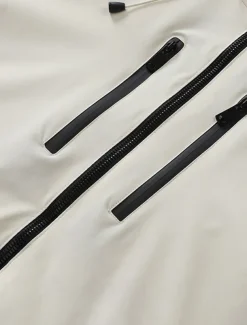 Men's Outdoor Jacket Zipper Pocket Multiple Pockets Spring Fall Winter Solid Color Sports Neutral Hooded Black White Army Green Rose Red Jacket