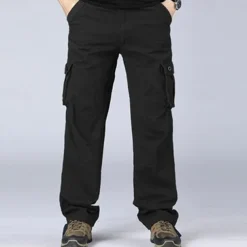 Men's Outdoor Pants Cargo Pants Hiking Pants Trousers Military Outdoor Regular Fit Waterproof Breathable Quick Dry Pants / Trousers Army Yellow Black Cotton Hunting Climbing Camping / Hiking / Caving