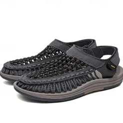 Men's Outdoor Sandals with Adjustable Strap, Breathable Mesh Design and Durable Sole for Hiking, Beach and Summer Activities