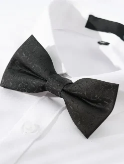 Men's Paisley Pattern Bow Ties - Elegant Formal Ties for Weddings, Parties, and Business Events