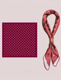 Men's Paisley Print Square Neck Scarf with Leather Buckle, Vintage Style Polyester Bandana for Outdoor Travel, Parties and Daily Fashion