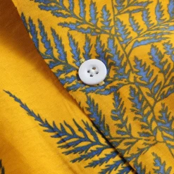 Men's Palm Leaf Tropical Plants Shirt Summer Hawaiian Shirt Camp Collar Shirt Short Sleeve Shirt Collar Turndown Fashion Hawaiian Designer Outdoor Vacation Street Yellow Pink Green Print S M L