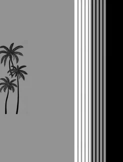 Men's Palm Tree Polo Short Sleeve Polo Shirts Lapel Casual Resort Athleisure Hawaiian 3D Print Buttons Summer Blue Purple Brown