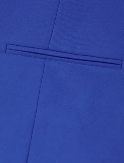 Men's Party Fall Wedding Suits Navy Blue Royal Blue Dress Solid Colored Standard Fit 3 Piece Single Breasted Two-buttons