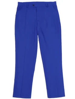 Men's Party Fall Wedding Suits Navy Blue Royal Blue Dress Solid Colored Standard Fit 3 Piece Single Breasted Two-buttons