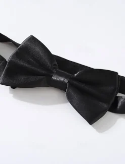 Men's Party Tuxedos Shawl Lapel Silver Black Punk Disco Solid Colored Standard Fit 2 Piece Single Breasted One-button