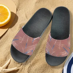 Men's Patchwork Designed Slide Sandals – Casual & Stylish Style for Men in Beach Vacations, Poolside Relaxing & Daily Summer Wear