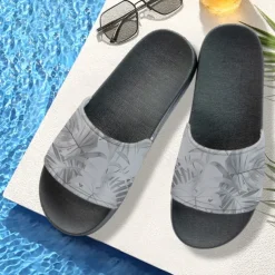 Men's Patchwork Designed Slide Sandals – Casual & Stylish Style for Men in Beach Vacations, Poolside Relaxing & Daily Summer Wear