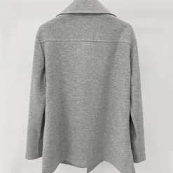 Men's Peacoat Trench Coat Daily Vacation Fall & Winter Polyester Thermal Warm Outerwear Clothing Apparel Fashion Classic Plain Pocket Lapel Double Breasted