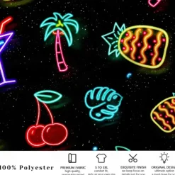 Men's Pineapple Coconut Tree Swim Trunks Swim Shorts Board Shorts Mid Waist Fashion Designer Surfing Holiday Beach Pocket Drawstring Elastic Waist Designer Clothing Apparel