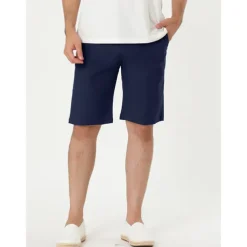 Men's Pink Shorts Shorts Chino Shorts Dress Shorts Bermuda shorts Pocket Plain Comfort Breathable Outdoor Daily Going out Fashion Casual Black Pink