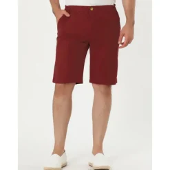 Men's Pink Shorts Shorts Chino Shorts Dress Shorts Bermuda shorts Pocket Plain Comfort Breathable Outdoor Daily Going out Fashion Casual Black Pink