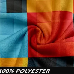 Men's Plaid Hoodies Sweatshirt Fashion Cool Long Sleeve Crew Neck Party Holiday Streetwear Orange Drawstring Fall Winter Designer