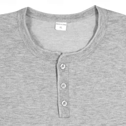 Men's Plain Basic Sweatshirts Sweatshirt Tracksuit Sweatsuit Long Sleeve Sweatshirt Henley Streetwear Basic Casual Sports & Outdoor Daily Holiday 2 Piece Spring & Fall