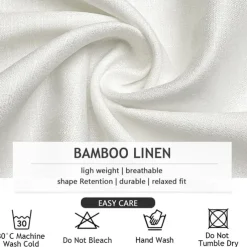 Men's Plants Bamboo Shirt Stand Collar Shirt Short Sleeve Fashion Casual Vacation Holiday Beach Wear Summer Spring Mandarin Collar Band Collar Grandad Collar Button Up 3D Print Linen Like Shirt Blue