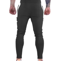 Men's Pocket Drawstring Color Block Breathable Moisture Wicking Athletic Athleisure Black Dark Gray Stretchy