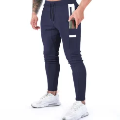 Men's Pocket Drawstring Color Block Breathable Moisture Wicking Athletic Athleisure Black Dark Gray Stretchy