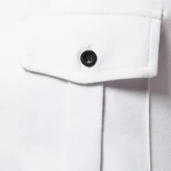 Men's Polo Shirt Golf Shirt Work Casual Lapel Short Sleeve Basic Modern Solid Color Patchwork Button Spring & Summer Regular Fit Black White Grey Polo Shirt