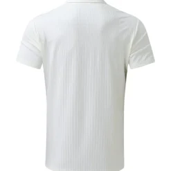 Men's Polo Shirt Golf Shirt Work Daily Wear Turndown Quarter Zip Short Sleeve Fashion Classic Style Plain Half Zip Quarter Zip Summer Regular Fit Light Blue Black White Navy Blue Light Grey Apricot