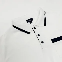 Men's Polo Shirts Golf Shirt Casual Sports Lapel Short Sleeve Fashion Basic Color Block Patchwork Front Pocket Summer Regular Fit White Red Navy Blue Blue Gray Polo Shirts