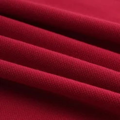 Men's Polo Shirts Golf Shirt Work Business Ribbed Polo Collar Classic Short Sleeve Basic Modern Solid Color Patchwork Buttons Spring & Summer Regular Fit Light Blue Black Burgundy Navy Blue Royal