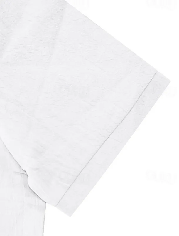 Men's Polo Shirts Golf Shirt Outdoor Daily Wear Lapel Short Sleeve Fashion Hawaiian Plain 2 Piece Summer Regular Fit Black White Navy Blue Khaki Army Green Light Sky Blue Polo Shirts