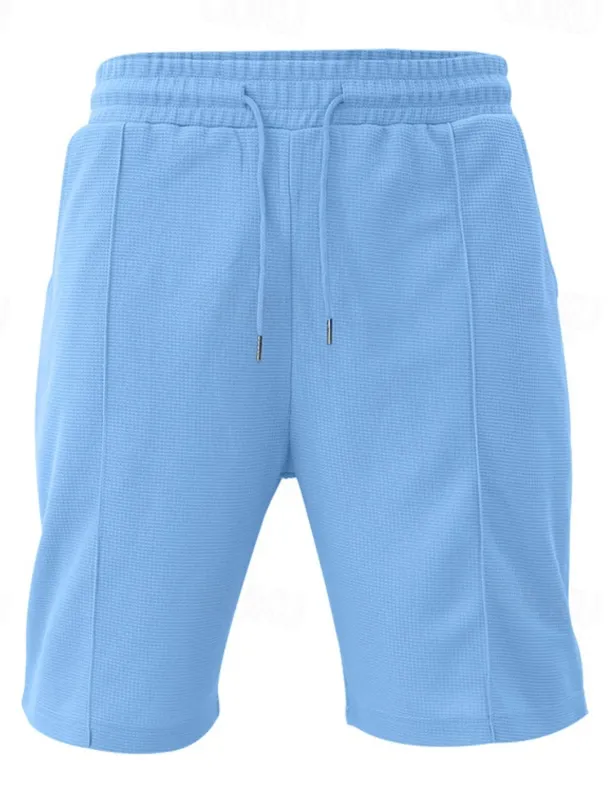 Men's Polo Shirts Quarter Zip Polo Outdoor Daily Wear Lapel Short Sleeve Fashion Hawaiian Plain 2 Piece Summer Regular Fit Black White Navy Blue Royal Blue Green Khaki Polo Shirts