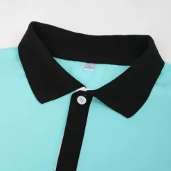 Men's Polo Shirts Sports Polo Shirts Casual Sports Ribbed Polo Collar Short Sleeve Fashion Basic Solid Color Classic Style Summer Regular Fit Black White Light Green Red Light Blue Polo Shirts