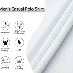 Men's Polo Shirts Sports Polo Shirts Casual Sports Ribbed Polo Collar Short Sleeve Fashion Basic Solid Color Classic Style Summer Regular Fit Black White Light Green Red Light Blue Polo Shirts