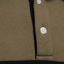 Men's Polo Sweatshirt Yellow Army Green Red Blue Green Lapel Color Block Casual Daily Sports Casual Spring & Fall Clothing Apparel Hoodies Sweatshirts Long Sleeve