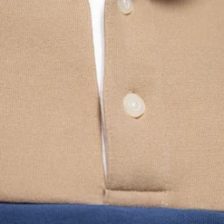 Men's Polo Sweatshirt Yellow Army Green Red Blue Green Lapel Color Block Casual Daily Sports Casual Spring & Fall Clothing Apparel Hoodies Sweatshirts Long Sleeve